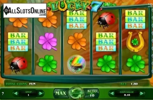 Reels screen. Lucky 7 (Espresso Games) from Espresso Games
