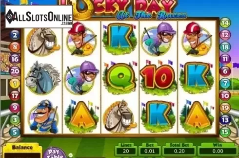 Game Workflow screen. Lucky Day at the Races from Pragmatic Play