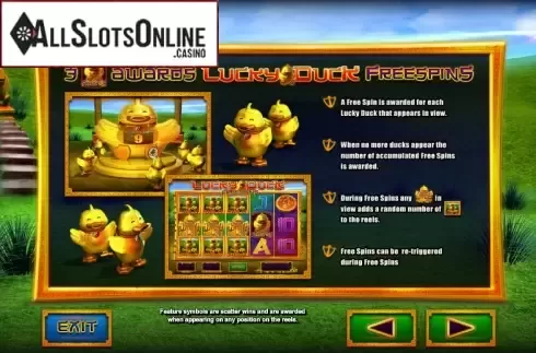 Screen4. Lucky Duck from Blueprint