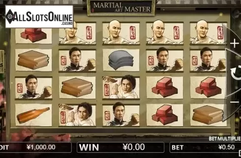 Reel screen. Martial Art Master from Iconic Gaming
