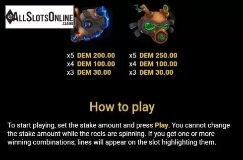Paytable 3