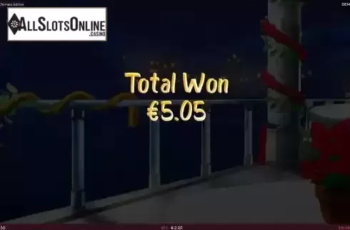 Total Win in Free Spins Screen