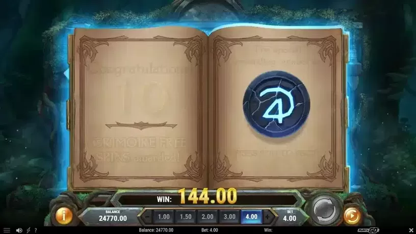Merlin’s Grimoire slot screenshot 6