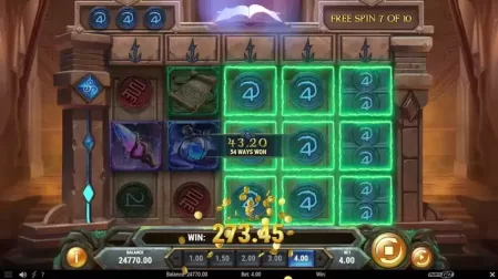 Merlin’s Grimoire slot screenshot 7