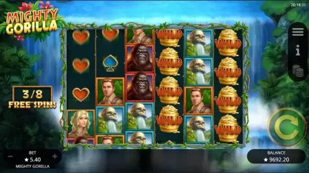 Mighty Gorilla slot screenshot 4