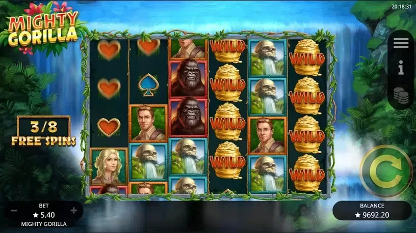 Mighty Gorilla slot screenshot 4
