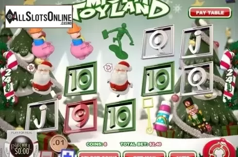 Game Workflow screen. Misfit Toyland from Rival Gaming