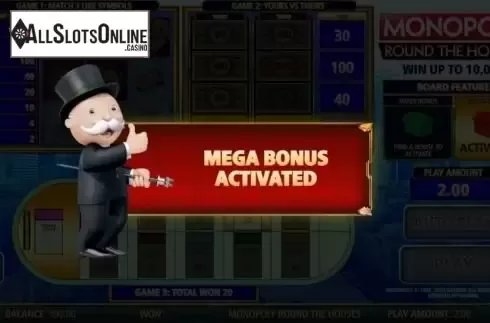 Bonus Game Screen