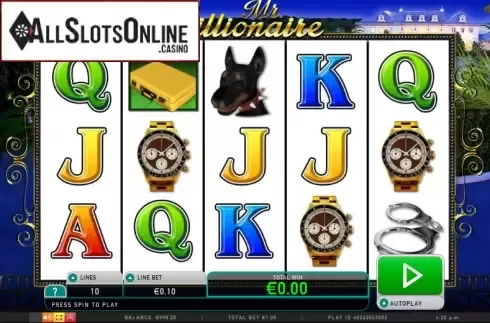 Screen 3. Mr. Billionaire from Leander Games