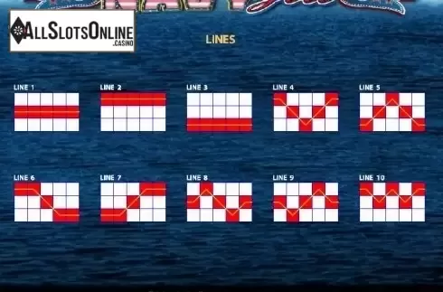 Paytable 2. Navy Girl from Casino Technology