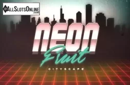 Neon Fruit Cityscape