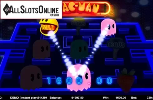 Win Screen 3. Pac-man (Triple Profits Games) from Triple Profits Games