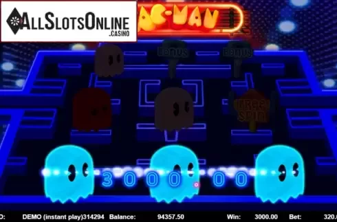 Win Screen 4. Pac-man (Triple Profits Games) from Triple Profits Games