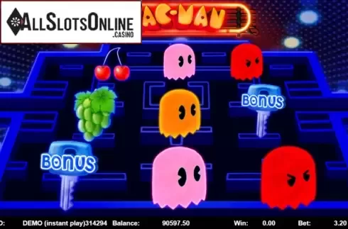 Reel Screen. Pac-man (Triple Profits Games) from Triple Profits Games