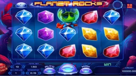 Planet Rocks slot screenshot 1
