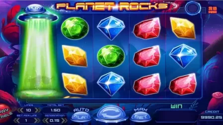 Planet Rocks slot screenshot 2