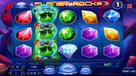 Planet Rocks slot screenshot 3