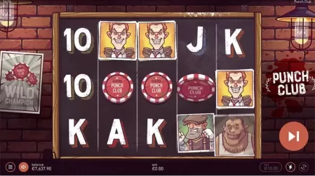 Punch Club slot screenshot 2