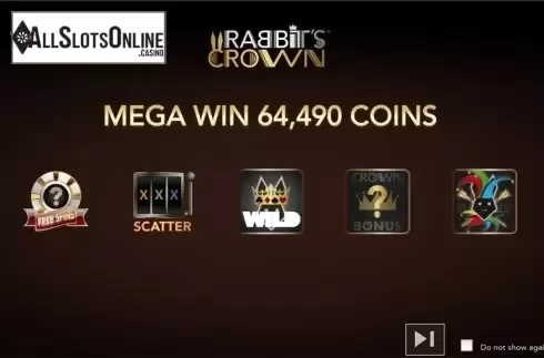 Intro screen. Rabbit's Crown from Espresso Games