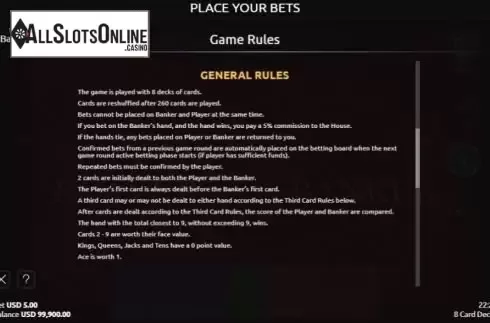 Game rules 3
