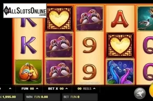 Reel screen. Rooster in Love from JDB168