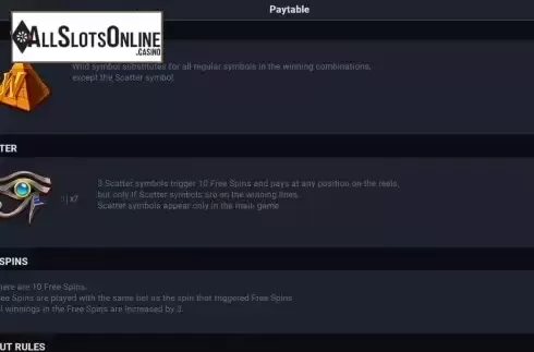 Features screen