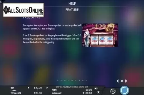 Paytable 5. Shanghai Night from Genesis