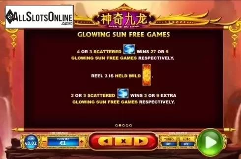 Free Spins. Shen Qi Jiu Long from Skywind Group
