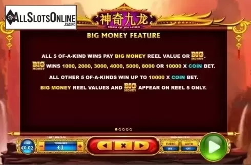 Features. Shen Qi Jiu Long from Skywind Group