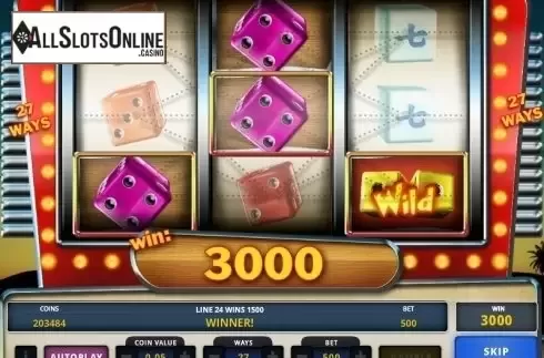 Screen 3. Snake Eyes from Zeus Play