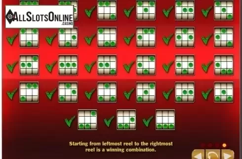 Paytable 4. Snake Eyes from Zeus Play