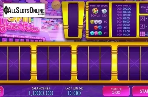 Reel Screen. Spin Your Fortune from Air Dice