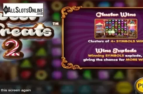 Start Screen. Sweet Treats 2 from Nucleus Gaming