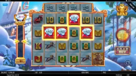 The G.O.A.T slot screenshot 2