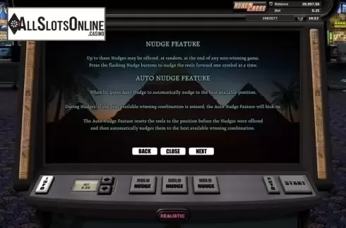 Paytable 4. The Great Pyramid from Realistic