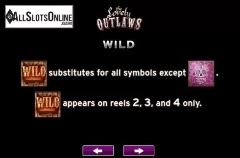 Paytable 3. The Lovely Outlaws from High 5 Games