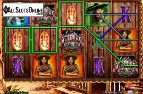 Win Screen. The Lovely Outlaws from High 5 Games