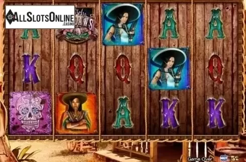 Game Workflow screen. The Lovely Outlaws from High 5 Games
