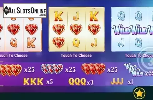 Bonus Win Choose Screen