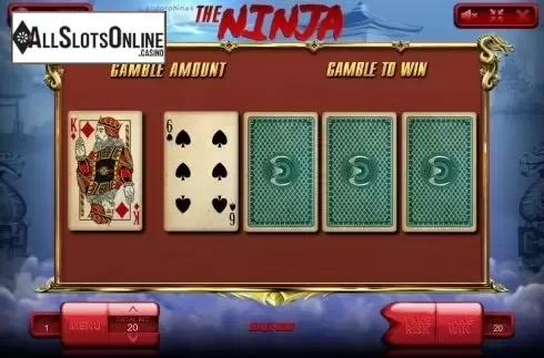 Risk game. The Ninja from Endorphina
