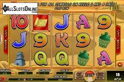 Win Screen . The Silk Road from TOP TREND GAMING