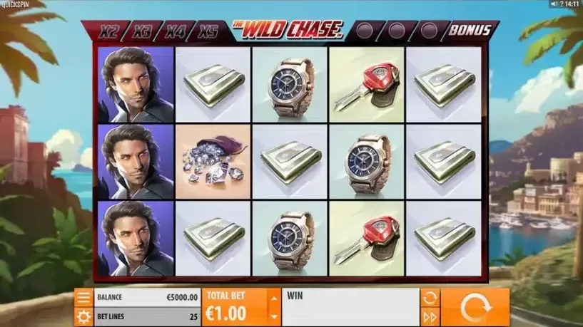 The Wild Chase slot screenshot 