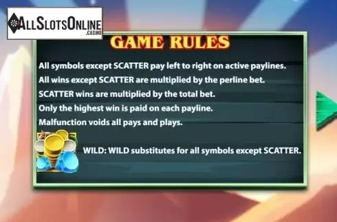 Paytable 1