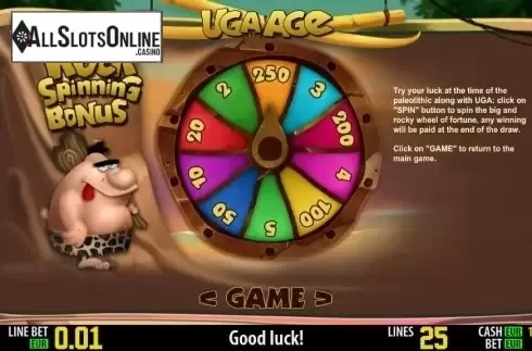 Paytable 3. Uga Age HD from World Match