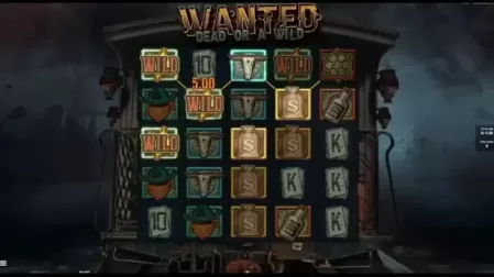 Wanted Dead or a Wild slot screenshot 2