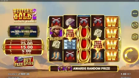 Western Gold 2 slot screenshot 1