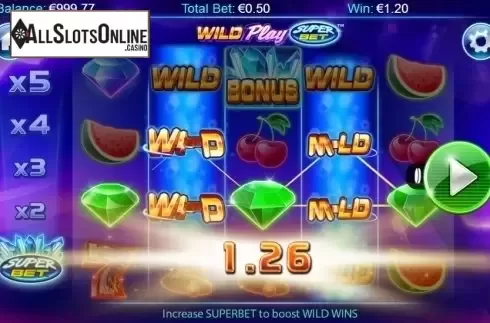 Screen 4. Wild Play SuperBet from NextGen