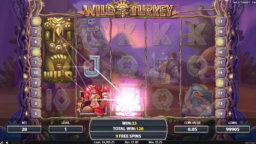 Wild Turkey slot screenshot 3