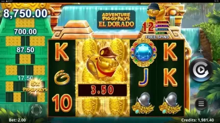 Adventure PIGGYPAYS El Dorado slot screenshot 4