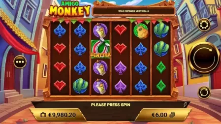 Amigo Monkey slot screenshot 1